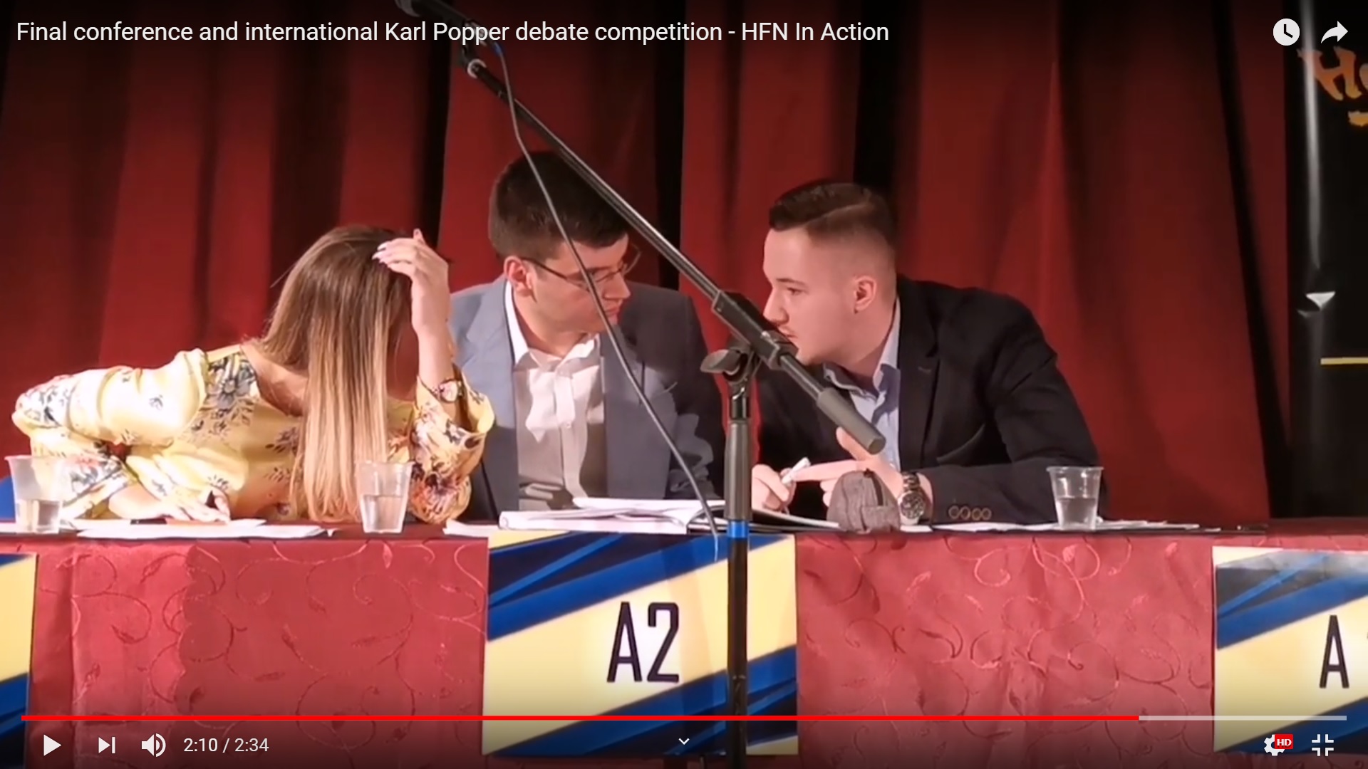 Aftermovie – Final conference and international Karl Popper debate competition – HFN In Action