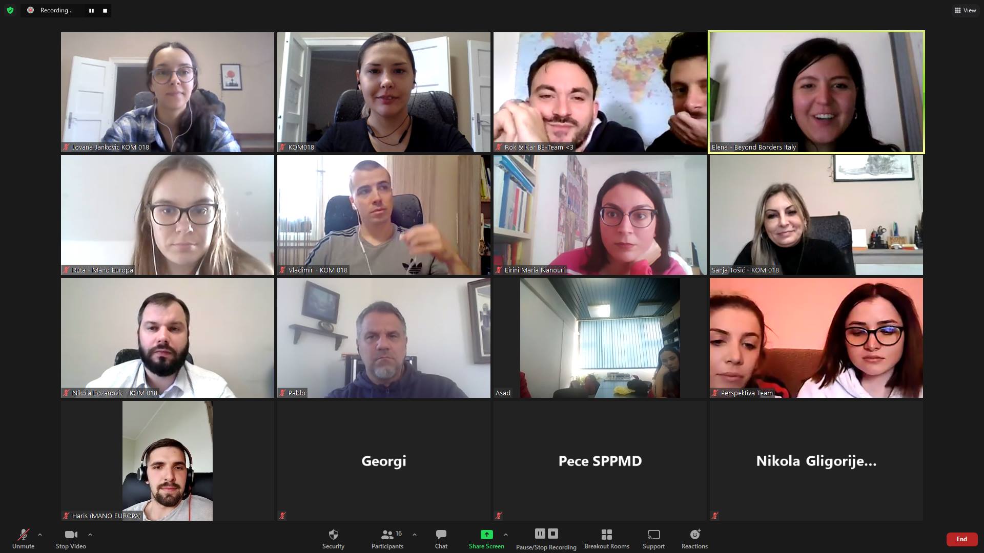 Pre-kick-off meeting for the “EU Youth Zone” project